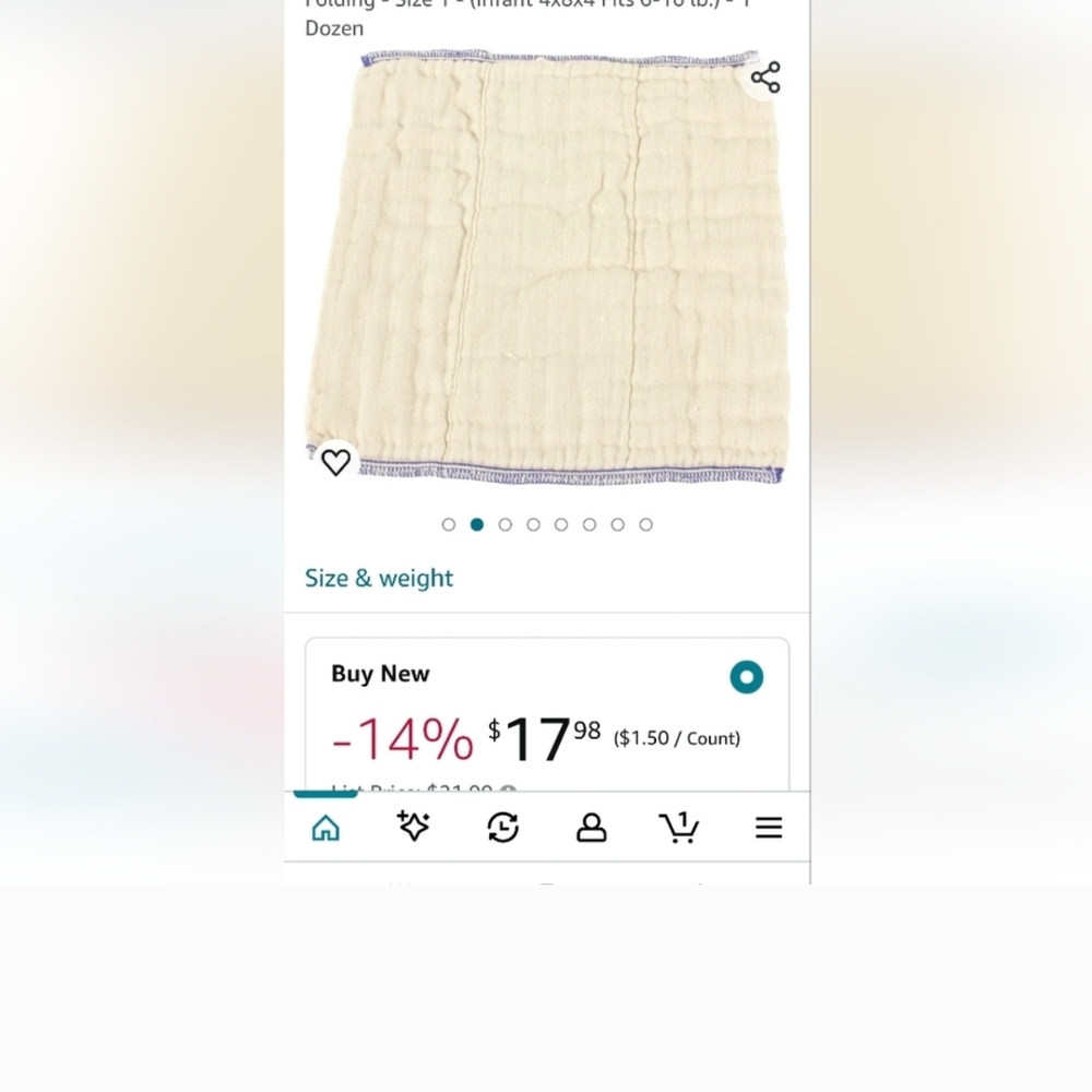 Osocozy Better Fit Newborn Prefolds